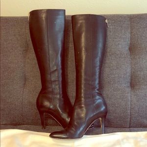 Jimmy Choo black leather boots